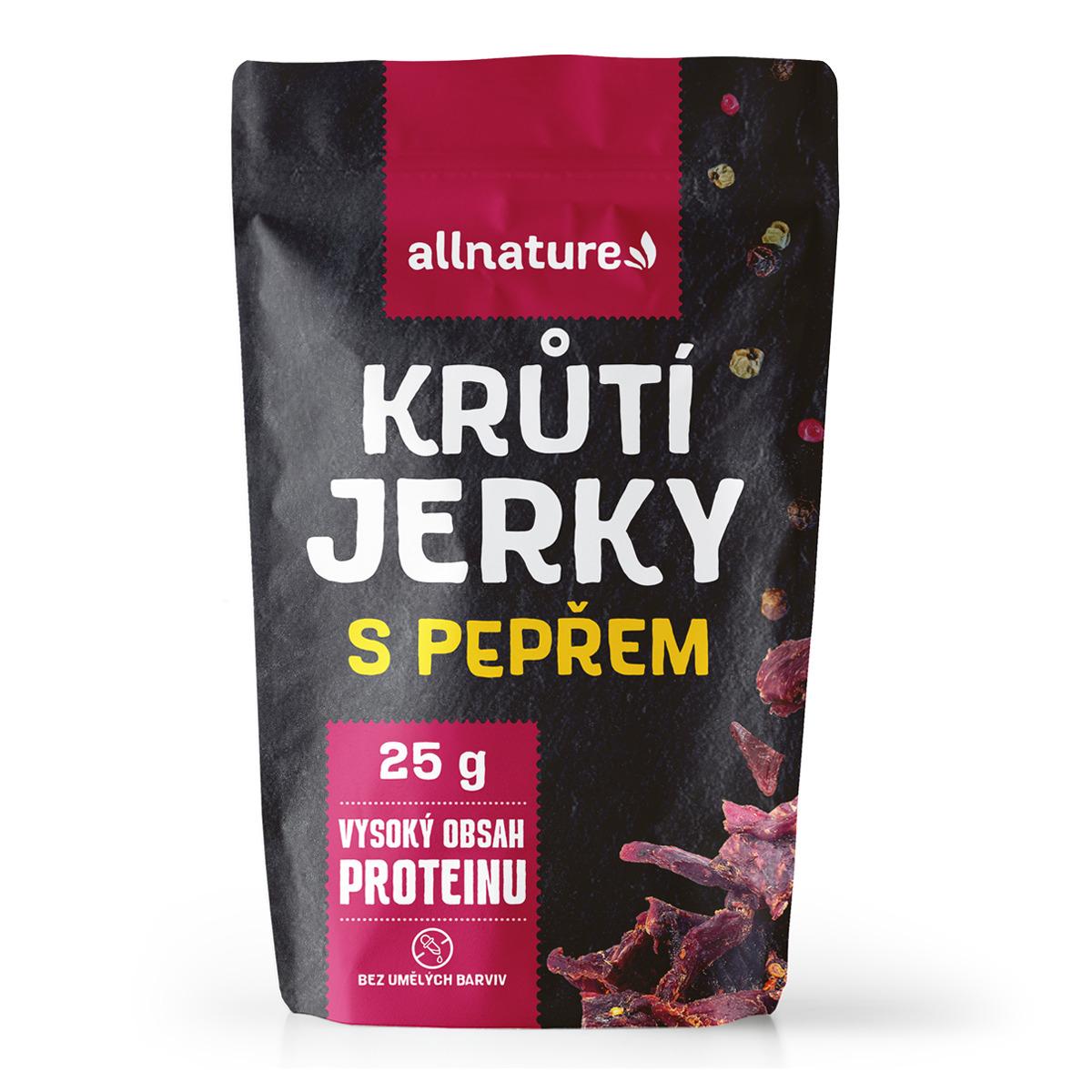 Allnature Allnature TURKEY Pepper Jerky, 25 g 