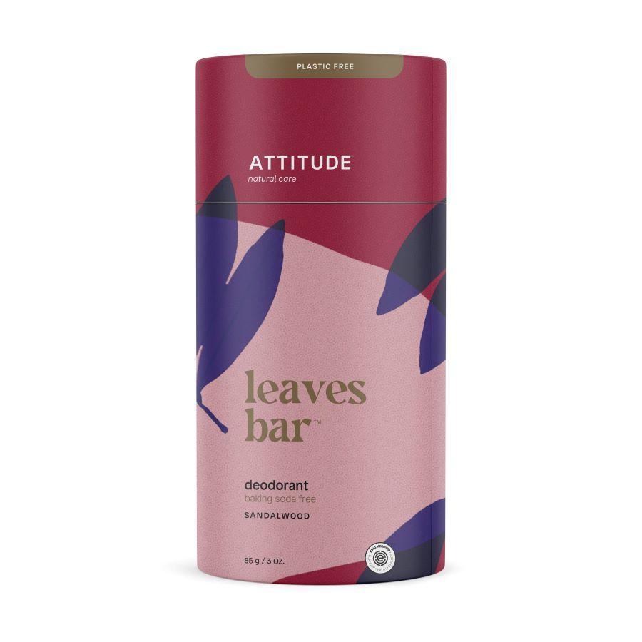 Attitude ATTITUDE Leaves bar Přírodní tuhý deodorant s vůní santalového dřeva, 85g 