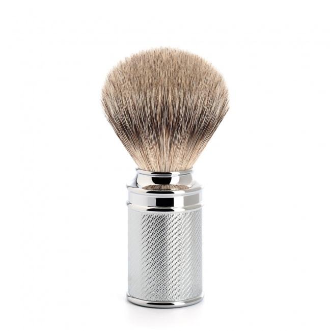 Mühle Mühle Štětka na holení Mühle z jezevčích štětin- silvertip badger, chrom 