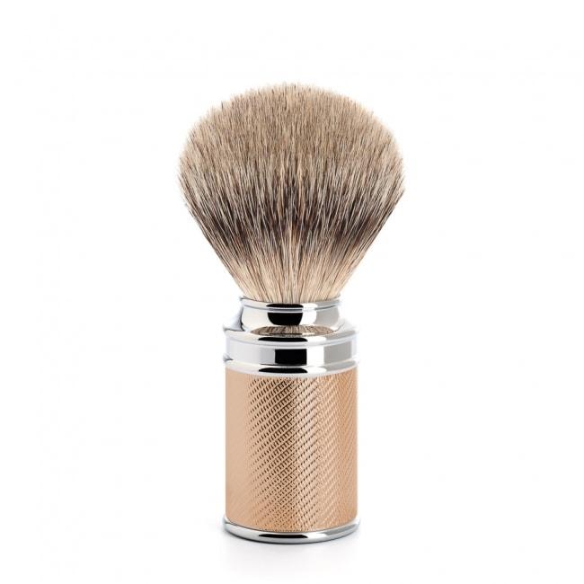 Mühle Mühle Štětka na holení z jezevčích štětin- silvertip badger, rosegold 