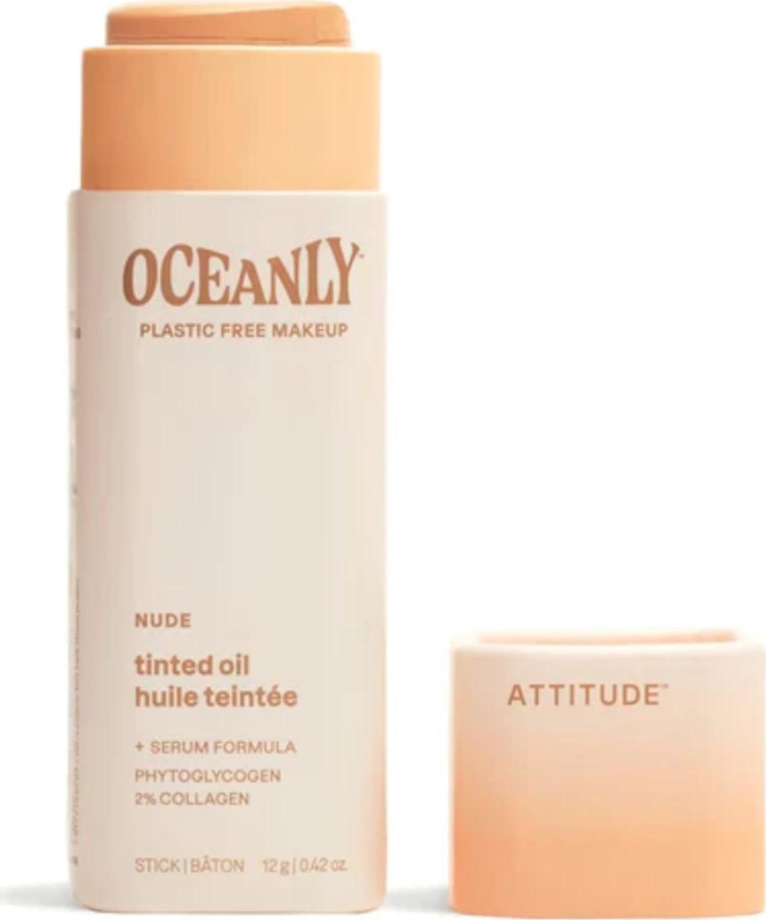 Attitude ATTITUDE Tuhé tónující olejové sérum Oceanly – Nude, 12 g 