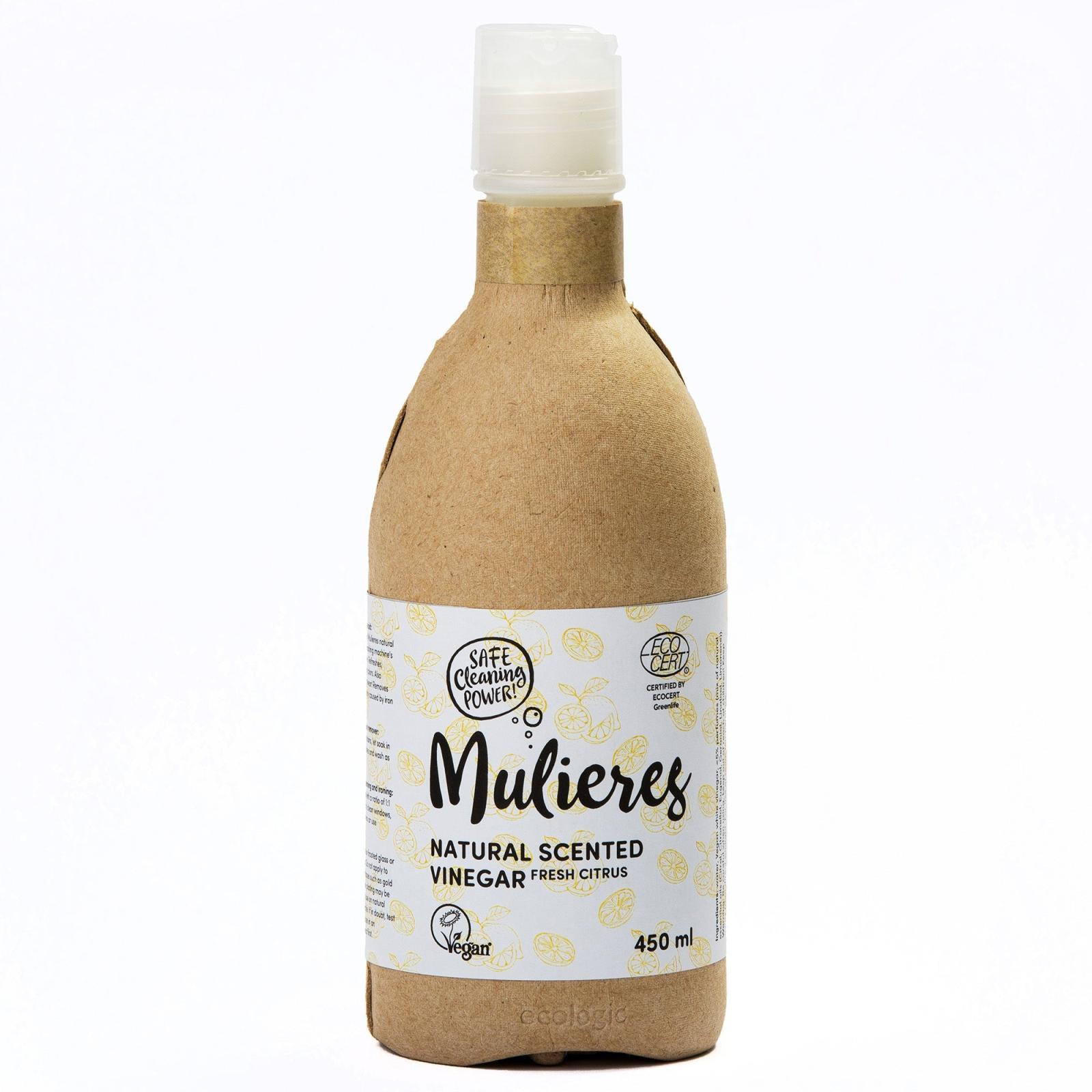 Mulieres Mulieres Bílý ocet 10% - svěží citrus 100% přírodní, 450 ml 