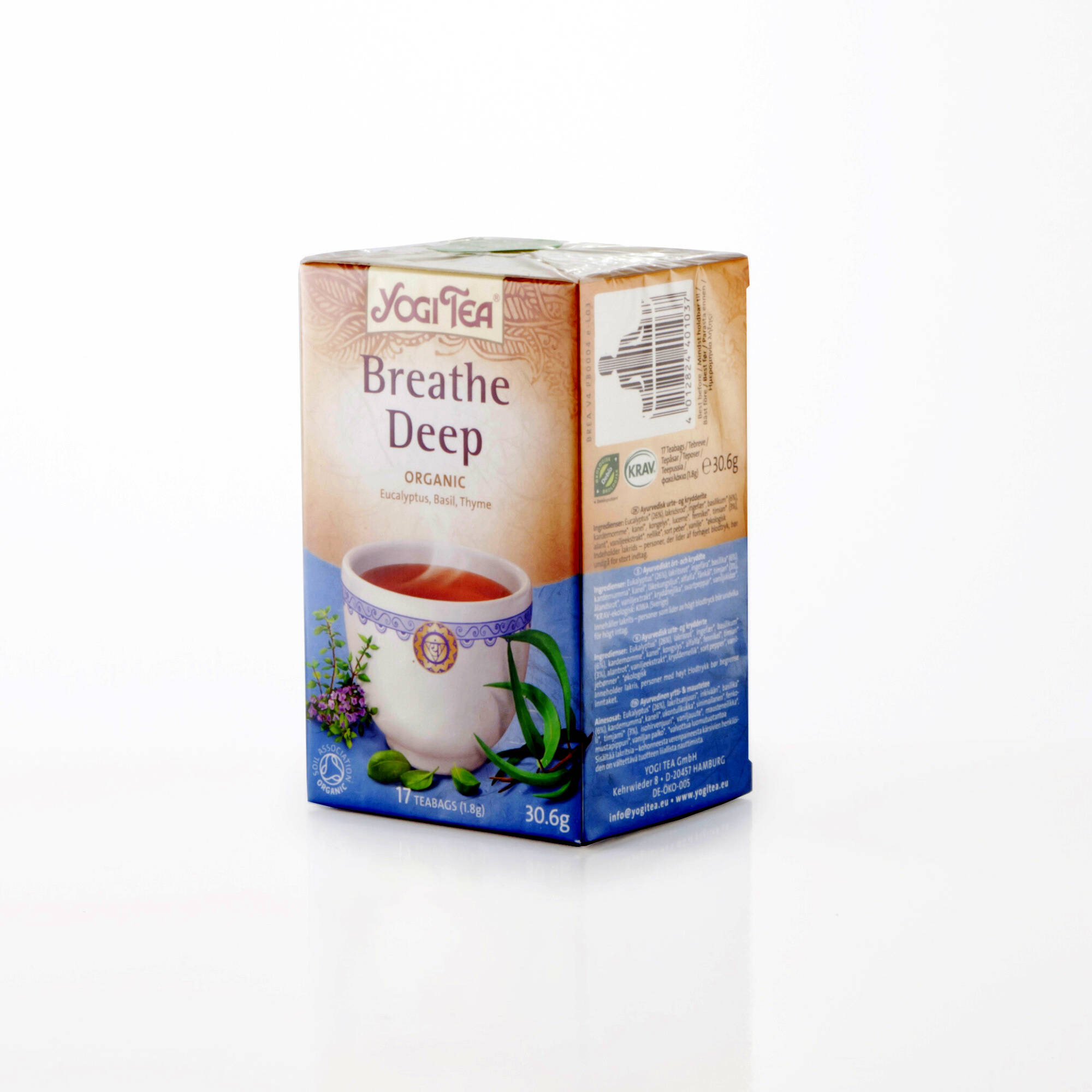 Yogi Tea Čaj Breathe Deep 17 ks, 30,6 g
