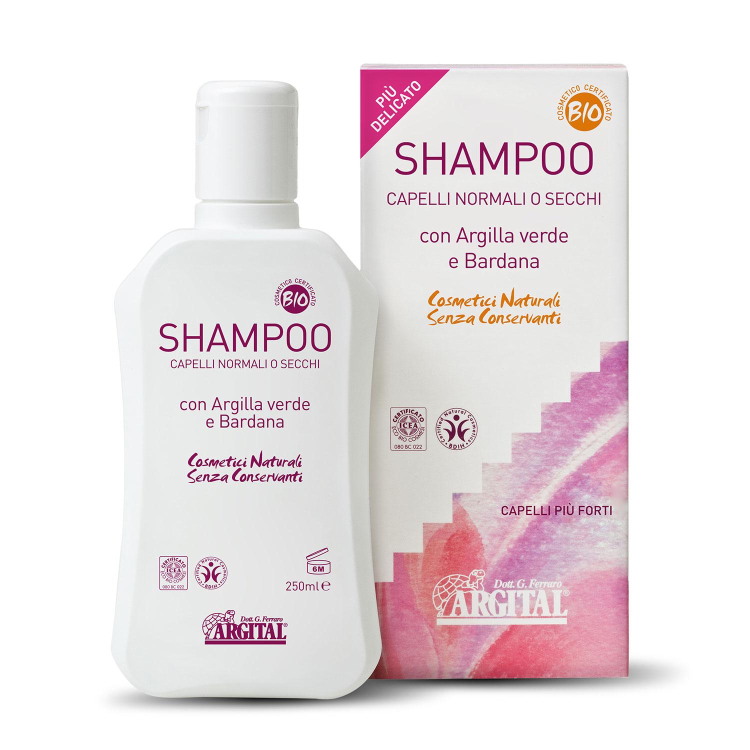 Argital Šampon na normální a suché vlasy s lopuchovým kořenem 250 ml