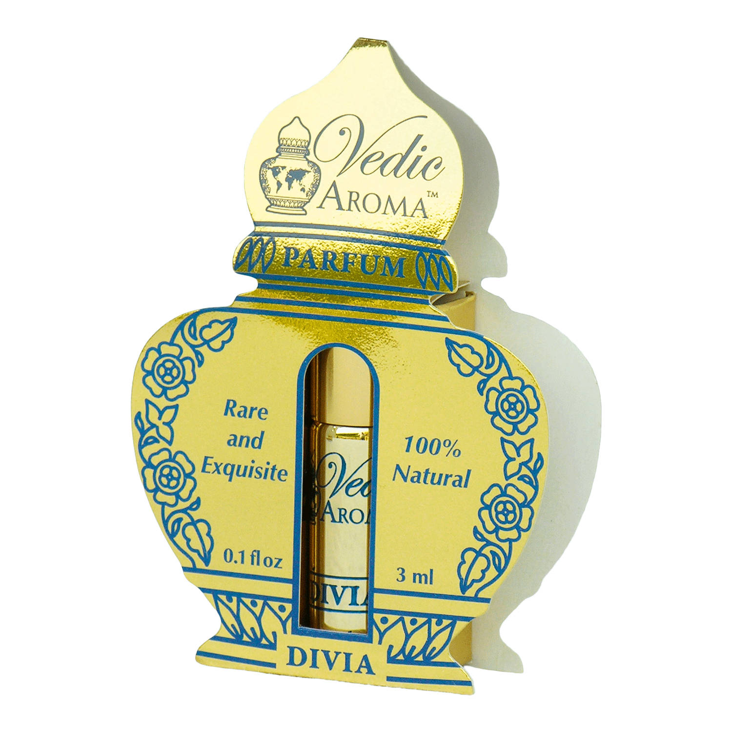 Vedic Aroma Ayurvédský parfém na bázi oleje Divia 3 ml, roll on