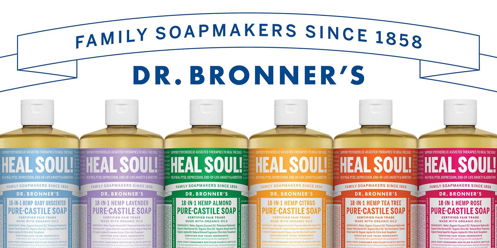 All in one mýdla od Dr. Bronner