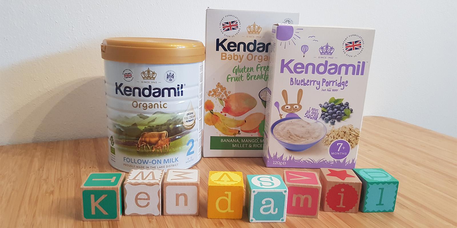 Výživa pro děti: pokračovací mléka a ovocné kaše od Kendamil