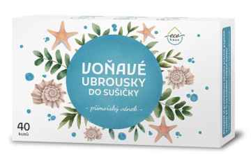 EcoHAUS EcoHaus Voňavé ubrousky do sušičky, Přímořský vánek, 40 ks 