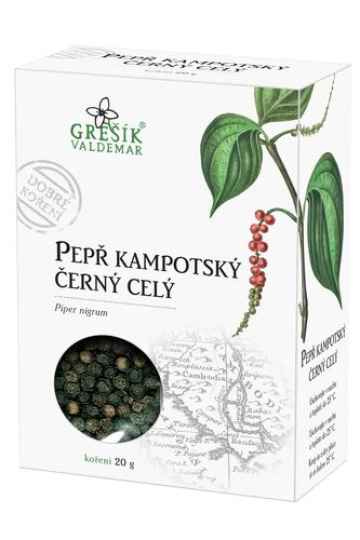Grešík GREŠÍK Pepř kampotský černý celý, 20 g 