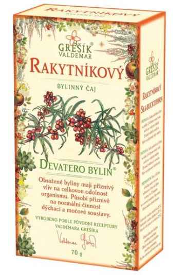 Grešík GREŠÍK Rakytníkový bylinný sypaný čaj, 70 g 