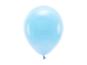 PartyDeco EKO balónek pastelový AZUROVÝ, 26 cm, 100 ks 