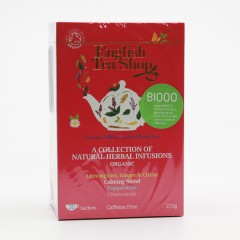 English Tea Shop Mix 4 příchutí - bylinková směs, bio 27,5 g, 20 ks English Tea Shop Mix 4 příchutí - bylinková směs, bio 27,5 g, 20 ks