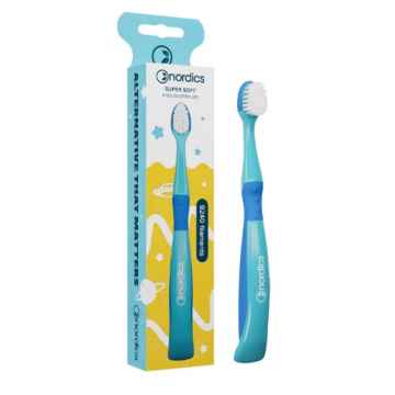 Nordics oral care Nordics Oral Care Dětský zubní kartáček od 3+ let Soft 9240 štětin modrá mořská panna 