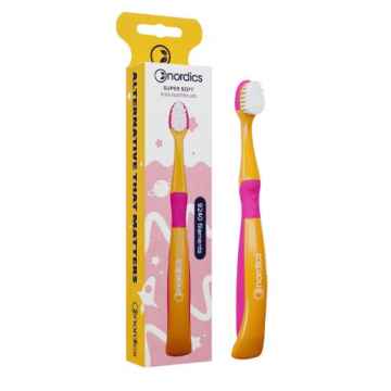 Nordics oral care Nordics Oral Care Dětský zubní kartáček od 3+ let Soft 9240 štětin oranžová mořská panna 