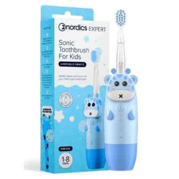 Nordics oral care Nordics Oral Care Sonický dětský zubní kartáček Modrá žirafa 1-8 let 