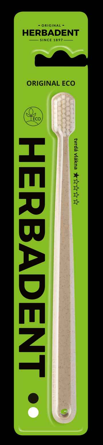 Herbadent Herbadent Original Eco zubní kartáček tvrdý 