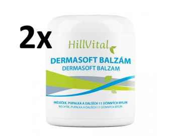 HillVital HillVital Dermasoft balzám, na kožní problémy, 2x250 ml 