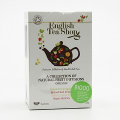 English Tea Shop Mix 4 příchutí - super ovocná směs, bio 35 g, 20 ks English Tea Shop Mix 4 příchutí - super ovocná směs, bio 35 g, 20 ks