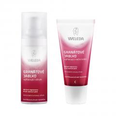 Weleda Akční sada Vyhlazující pleťové sérum & noční krém, Granátové jablko 30 ml + 30 ml Weleda Akční sada Vyhlazující pleťové sérum & noční krém, Granátové jablko 30 ml + 30 ml