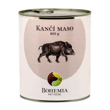 Bohemia Pet Food BOHEMIA Kančí maso ve vlastní šťávě 800g 