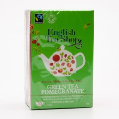 English Tea Shop Zelený čaj granátové jablko a brusinka 20 ks