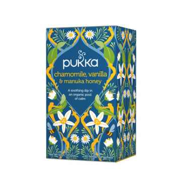 Pukka Čaj ayurvédský Chamomile, Vanilla and Manuka Honey, bio 32 g, 20 ks