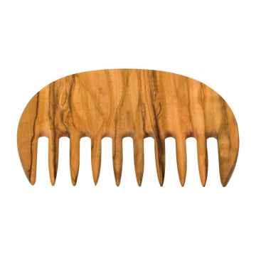 Redecker Hřeben z olivového dřeva Afro Comb 1 ks, 10,5 cm