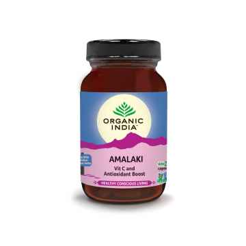Organic India Amalaki, kapsle, bio 60 ks, 36 g