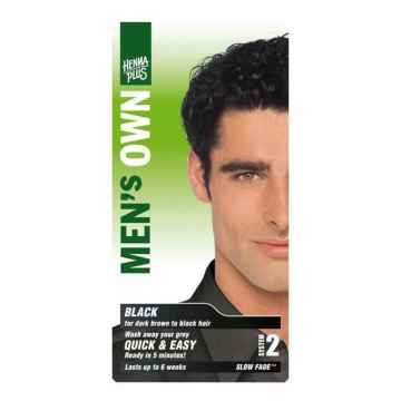 Henna Plus Barva pro muže Černá 80 ml
