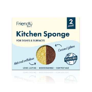 FRIENDLY SOAP Friendly Soap přírodní mycí houbička na nádobí, 2 ks 