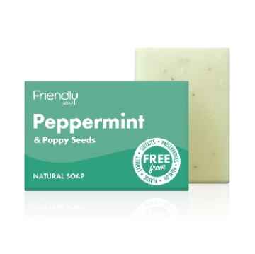 FRIENDLY SOAP Friendly Soap přírodní mýdlo máta a mák, 95g 