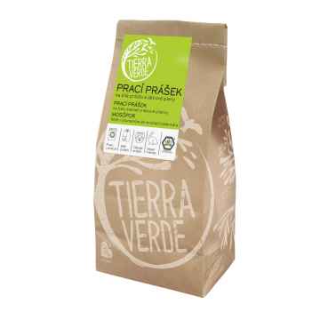 Tierra Verde Prací prášek na bílé prádlo a látkové pleny 850 g