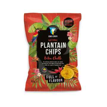 Loro Crisps Veganské chipsy Latin chilli 30 g