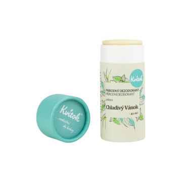 Kvitok Přírodní deodorant unisex, Chladivý vánek 42 ml Kvitok Přírodní deodorant unisex, Chladivý vánek 42 ml