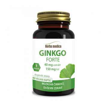 Herba Medica Ginkgo Forte, kapsle 80 ks, 15 g