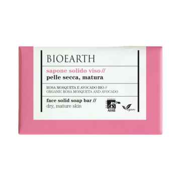 Bioearth Mýdlo na obličej pro suchou a zralou pleť 150 g
