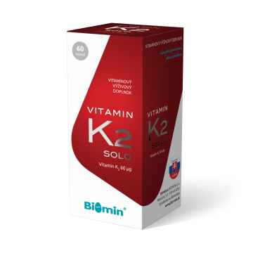 BIOMIN Vitamín K2 SOLO 60 ks