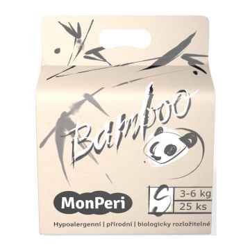 MonPeri Bamboo EKO 1 ks, vel. S / 3-6 kg