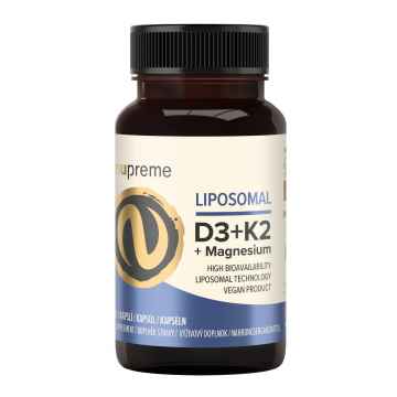 Nupreme Lipozomální Vitamin D3 + K2, kapsle 30 ks, 17,4 g