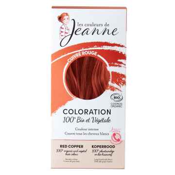 Les couleurs de Jeanne Barva na vlasy měděná červená 2 x 50 g