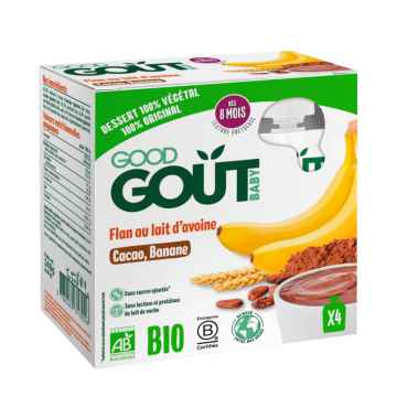 Good Gout BIO Ovesný dezert s banánem, datlemi a kakaem 4 x 85 g