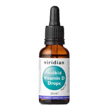 Viridian Viridikid Vitamin D 400iu, kapky 30 ml