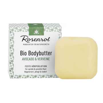 Rosenrot Naturkosmetik Organické tělové máslo avokádo a verbena 70 g