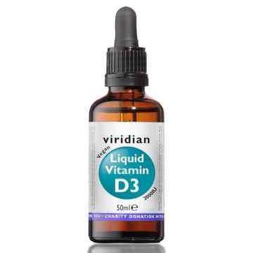 Viridian Vitamín D3 2000iu, kapky 50 ml