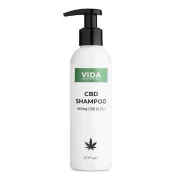 Pura Vida Organic CBD Šampon na vlasy, 600 mg, Exspirace 08/2022 200 ml