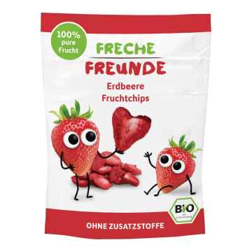 Freche Freunde BIO Ovocné chipsy jahoda, Exspirace 20/09/2022 12 g