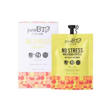 puroBIO cosmetics for Hair No Stress maska na vlasy, Poškozená krabička 40 ml