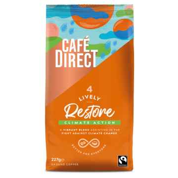 Cafédirect Mletá káva s tóny karamelu a pomeranče, směs Arabiky a Robusty 227g