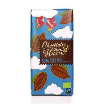 Chocolates from Heaven BIO hořká čokoláda Peru 80%  100g