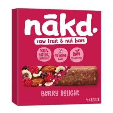 NAKD Berry Delight 4*35 g